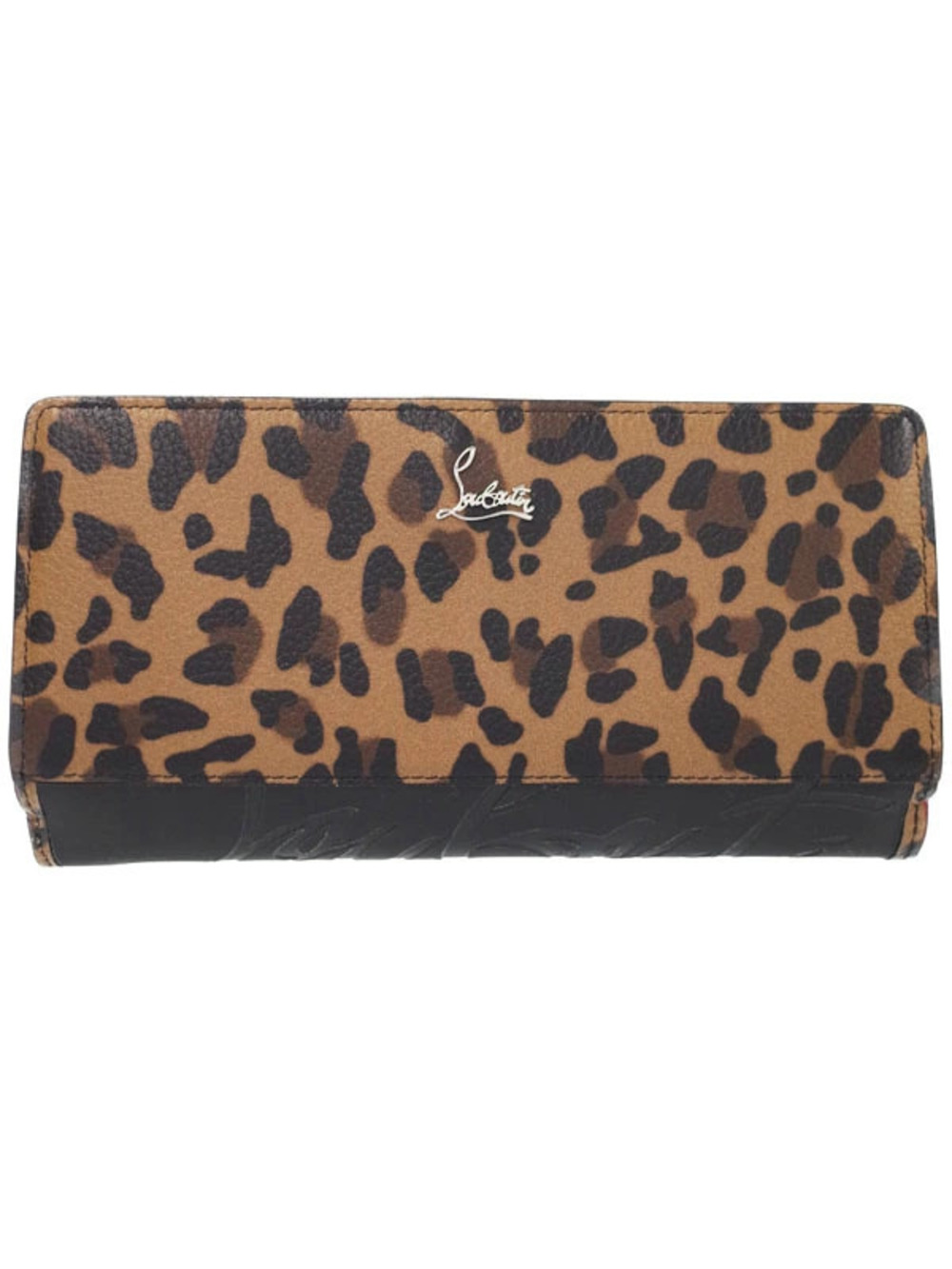 Christian Louboutin Wallet Bi Long Paloma fold Black